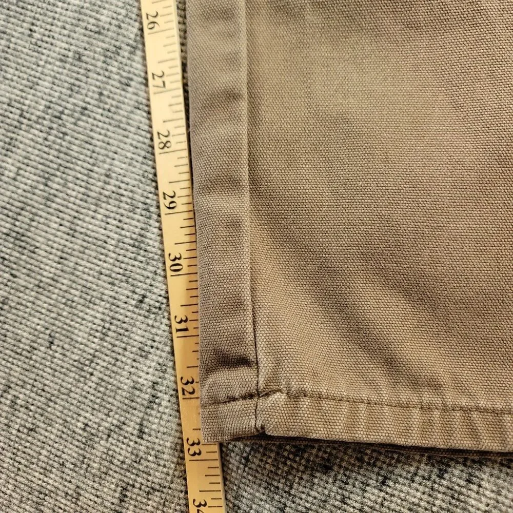 Dickies Canvas Carpenter Pants 29x33 Brown Utility Workwear High Rise No Tag